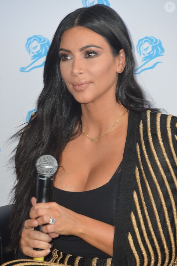 Kim Kardashian à Cannes le 24 juin 2015.