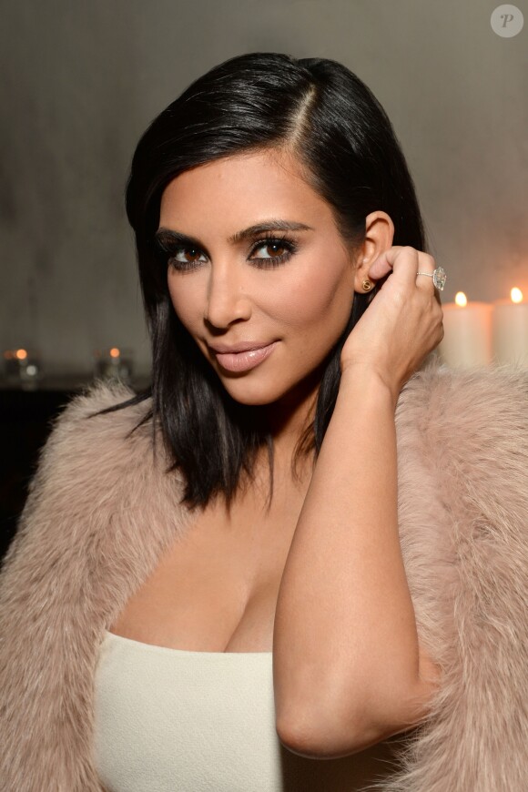Kim Kardashian à New York le 10 février 2015.