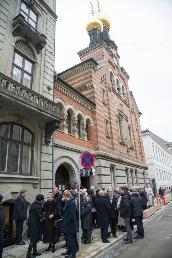 La famille Romanov célébrait le 10 janvier 2017 les funérailles du prince Dimitri Romanovitch de Russie, chef de la Maison, en l'église orthodoxe russe St Alexandre Nevsky à Copenhague.