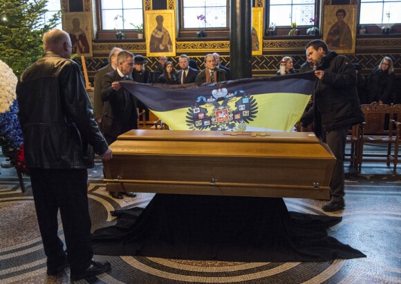 La famille Romanov célébrait le 10 janvier 2017 les funérailles du prince Dimitri Romanovitch de Russie, chef de la Maison, en l'église orthodoxe russe St Alexandre Nevsky à Copenhague.