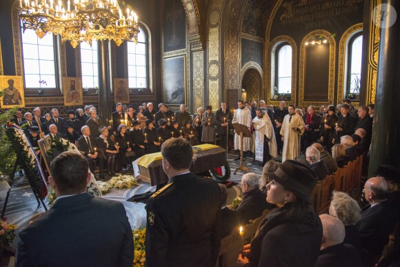 La famille Romanov célébrait le 10 janvier 2017 les funérailles du prince Dimitri Romanovitch de Russie, chef de la Maison, en l'église orthodoxe russe St Alexandre Nevsky à Copenhague.