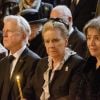 La veuve du prince Dimitri Romanovitch de Russie, la princesse Theodora (Dorrit Reventlow) lors des funérailles du prince en l'église orthodoxe russe St Alexandre Nevsky à Copenhague, le 10 janvier 2017.