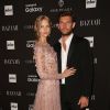 Alex Pettyfer et sa petite-amie Marloes Horst à la Soirée "Harper's Bazaar Icons" à l'hôtel Plaza à New York, le 16 septembre 2015.