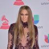 Jennifer Lopez lors du photocall des arrivées de la 17ème soirée des "Latin Grammy Awards" au T-Mobile Arena à Las Vegas, le 17 novembre 2016.