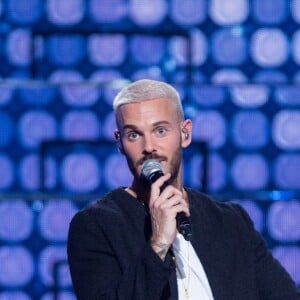 M. Pokora (Matt Pokora) reçoit son triple disque de platine - Enregistrement de l'émission "Cette Soirée Là" au Zénith de Paris le 8 et 9 janvier 2017. TF1 proposera samedi 14 janvier prochain un rendez-vous hommage à Claude François.