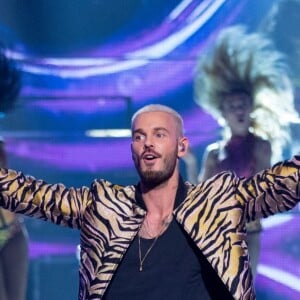 M. Pokora (Matt Pokora) - Enregistrement de l'émission "Cette Soirée Là" au Zénith de Paris le 8 et 9 janvier 2017. TF1 proposera samedi 14 janvier prochain un rendez-vous hommage à Claude François.