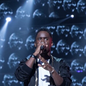 M. Pokora (Matt Pokora), Black M (Alpha Diallo) - Enregistrement de l'émission "Cette Soirée Là" au Zénith de Paris le 8 et 9 janvier 2017. TF1 proposera samedi 14 janvier prochain un rendez-vous hommage à Claude François.