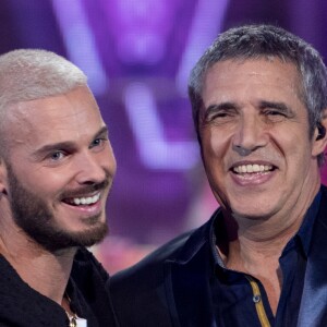 M. Pokora (Matt Pokora), Julien Clerc - Enregistrement de l'émission "Cette Soirée Là" au Zénith de Paris le 8 et 9 janvier 2017. TF1 proposera samedi 14 janvier prochain un rendez-vous hommage à Claude François.