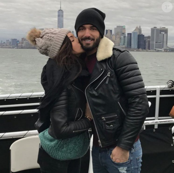 Nabilla et Thomas en vacances à New York en décembre 2016