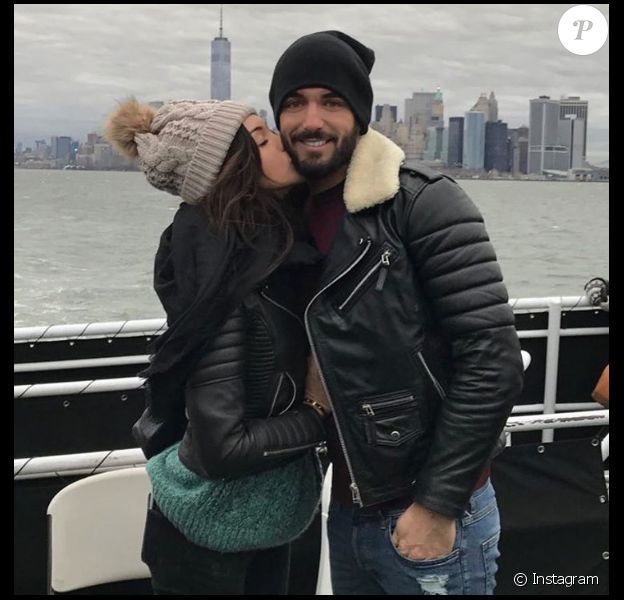 Nabilla et Thomas en vacances à New York en décembre 2016