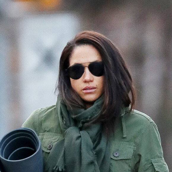 Meghan Markle se rend à son cours de Yoga à Toronto le 1 décembre 2016