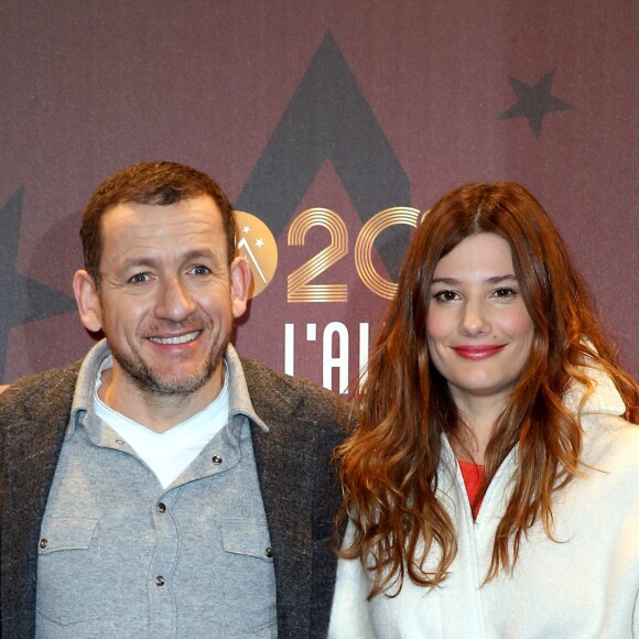 Dany Boon et Alice Pol - Photocall de la cérémonie d'ouverture du 20e Festival du film de comédie à l'Alpe d'Huez, le 17 janvier 2017. © Dominique Jacovides/Bestimage