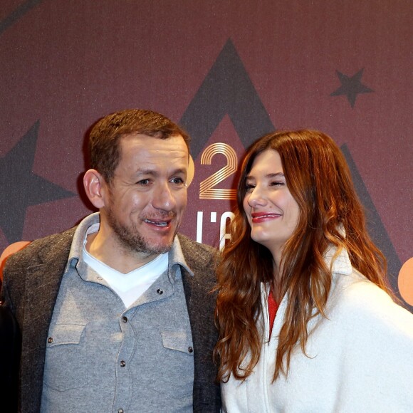 Dany Boon et Alice Pol - Photocall de la cérémonie d'ouverture du 20e Festival du film de comédie à l'Alpe d'Huez, le 17 janvier 2017. © Dominique Jacovides/Bestimage