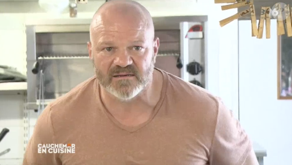 Philippe Etchebest hurle sur Chantal dans "Cauchemar en cuisine" sur M6, le 18 janvier 2017.