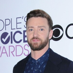 Justin Timberlake à la press room lors de la soirée des People's Choice awards à Los Angeles, Californie, Etats-Unis, le 18 janvier 2017.