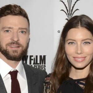 Jessica Biel et son mari Justin Timberlake lors de la première de ''The Book of Love'' à Los Angeles, Californie, Etats-Unis, le 11 janvier 2017.