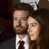 Jessica Biel et son mari Justin Timberlake lors de la première de ''The Book of Love'' à Los Angeles, Californie, Etats-Unis, le 11 janvier 2017.