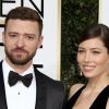 Jessica Biel et son mari Justin Timberlake - 74ème cérémonie annuelle des Golden Globe Awards à Beverly Hills. Le 8 janvier 2017