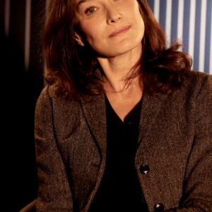 Exclusif - Carla Bruni-Sarkozy lors de l'Enregistrement de la première émission de la saison 3 du "Divan", dédiée à Julien Clerc et présentée par Marc-Olivier Fogiel à Paris, le 6 Janvier 2017. Elle sera diffusée le 17 janvier 2017, sur France 3. © Dominique Jacovides/Bestimage