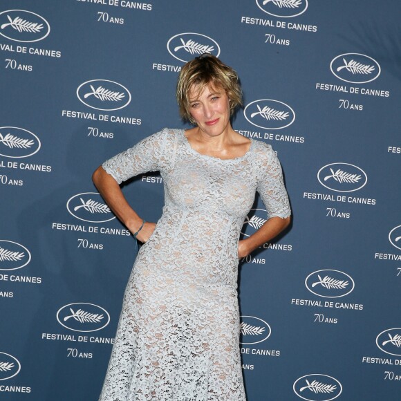 Valeria Bruni-Tedeschi lors de la Soirée à l'occasion des 70 ans du tout premier festival de Cannes à l'école des Beaux Arts à Paris, le 20 Septembre 2016. © Dominique Jacovides/Bestimag