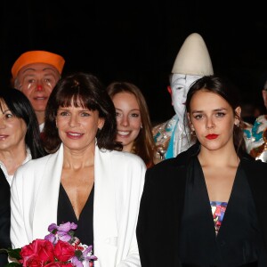 La princesse Stéphanie de Monaco et sa fille Pauline Ducruet - La famille princière de Monaco lors du 41e Festival International du Cirque de Monte-Carlo, le 20 janvier 2017. © Jean-Charles Vinaj/Pool