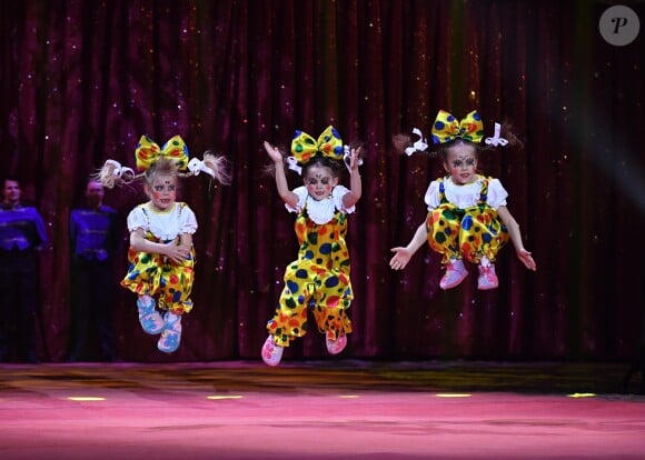 Trio Izhevsk - La famille princière de Monaco lors du 41e Festival International du Cirque de Monte-Carlo, le 20 janvier 2017. © Manuel Vitali/Centre de presse de Monaco