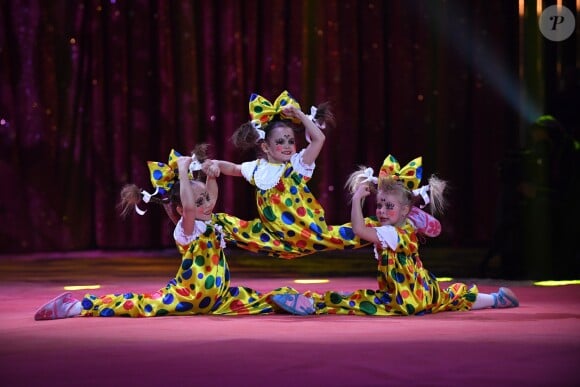 Trio Izhevsk - La famille princière de Monaco lors du 41ème Festival International du Cirque de Monte-Carlo, le 20 janvier 2017. © Manuel Vitali/Centre de presse de Monaco