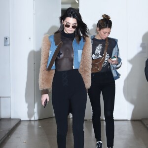 Kendall Jenner à Paris lors de la fashion week, le 21 janvier 2017.