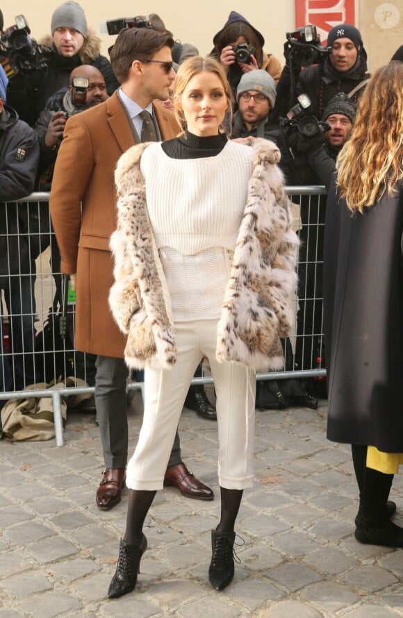Olivia Palermo - Défilé de mode "Christian Dior", collection Haute-Couture printemps-été 2017 au Musée Rodin à Paris. Le 23 janvier 2017 © CVS - Veeren / Bestimage