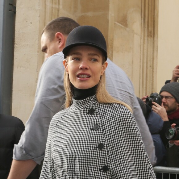 Natalia Vodianova - Défilé de mode "Christian Dior", collection Haute-Couture printemps-été 2017 au Musée Rodin à Paris. Le 23 janvier 2017 © CVS - Veeren / Bestimage