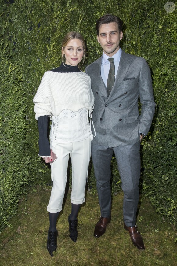 Olivia Palermo et son mari Johannes Huebl - Défilé de mode Christian Dior Haute Couture collection Printemps/Eté 2017 lors de la fashion week à Paris, le 23 janvier 2017. © Olivier Borde/Bestimage