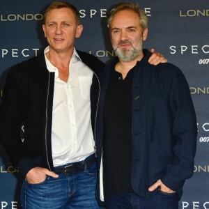 Daniel Craig et Sam Mendes - Photocall du film "James Bond - Spectre" à l'hôtel Corinthia à Londres. Le 22 octobre 2015 22 October 2015.