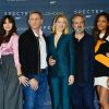 Christoph Waltz, Monica Bellucci, Daniel Craig, Léa Seydoux, Sam Mendes et Naomie Harris - Photocall du film "James Bond - Spectre" à l'hôtel Corinthia à Londres. Le 22 octobre 2015.