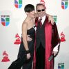 Miguel Bosé et sa nièce Bimba aux 8e Latin Grammy Awards à Las Vegas. Novembre 2007.