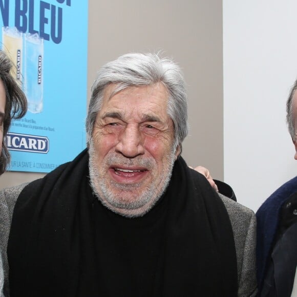 Exclusif - Jean-Pierre Castaldi et Yves Lecoq - Soirée pour le départ à la retraite du journaliste sportif Daniel Lauclair et le lancement du livre de Jeff Domenech Tweets post mortem - De Einstein et Coluche : quand les morts vannent les vivants, à Paris le 23 janvier 2017. © Baldini-Guignebourg/Bestimage
