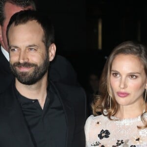 Benjamin Millepied et sa femme Natalie Portman enceinte au 26e IFP Gotham Independent Film Awards à New York, le 28 novembre 2016