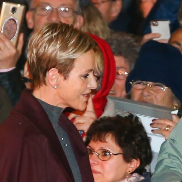 Le prince Albert II de Monaco et la princesse Charlene participaient le 26 janvier 2017 à la célébration de Sainte Dévote à Monaco. © Olivier Huitel/Pool restreint Monaco/Bestimage
