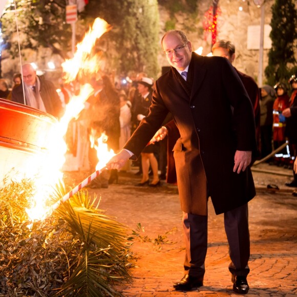 Le prince Albert II de Monaco et la princesse Charlene ont participé le 26 janvier 2017 à la célébration de Sainte Dévote à Monaco. © Eric Mathon palais princier/Pool restreint Monaco/Bestimage