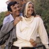 Mike Connors et sa femme Marie-Lou, dans le parc du Château de Bourdonné le 19 novembre 1977.