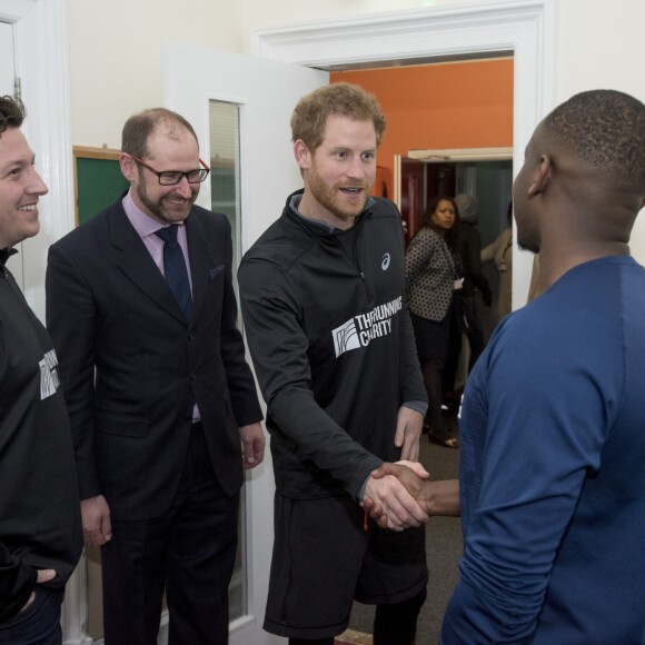 Le prince Harry a visité le 26 janvier 2017 un foyer Depaul à Willesden (nord-ouest de Londres), que sa mère Lady Di avait inauguré en 1995, pour rencontrer de jeunes SDF épaulés par l'association The Running Charity et faire, après un bon échauffement, quelques foulées avec eux.