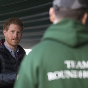 Le prince Harry visite le Help For Heroes Recovery Centre à la Tedworth House à Tidworth, le 23 january 2017, où le prince a appris des choses concernant l'aide apportée aux vétérans souffrant de maladies mentales.