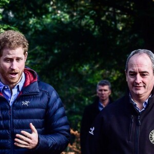 Le prince Harry visite le Help For Heroes Recovery Centre à la Tedworth House à Tidworth, le 23 january 2017, où le prince a appris des choses concernant l'aide apportée aux vétérans souffrant de maladies mentales.