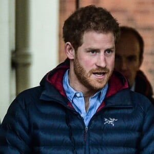 Le prince Harry visite le Help For Heroes Recovery Centre à la Tedworth House à Tidworth, le 23 january 2017, où le prince a appris des choses concernant l'aide apportée aux vétérans souffrant de maladies mentales.