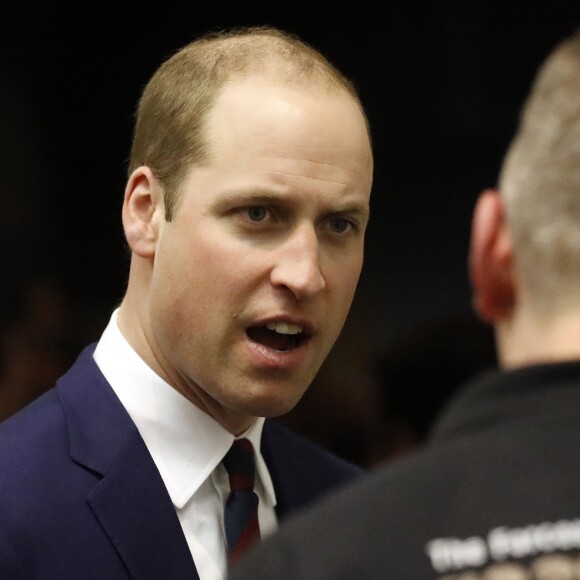 Le prince William et la prince Harry ont remis le prix "Endeavour Fund" à Londres, le 17 janvier 2017.