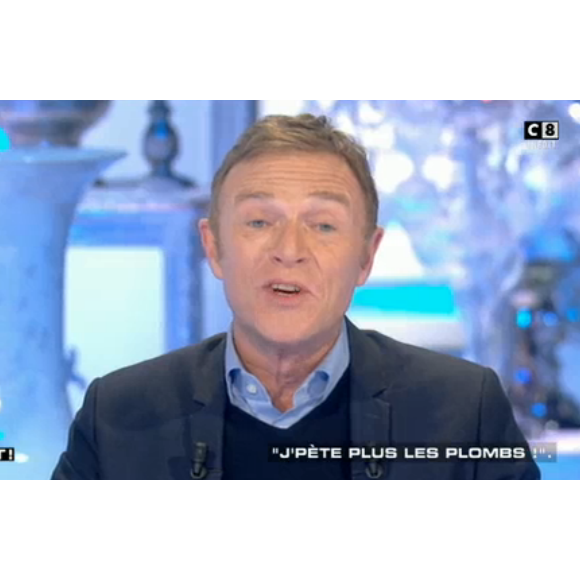 Christophe Hondelatte, le 28 janvier 2017 sur Canal+ dans "Salut les terriens".