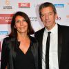 Michel Cymes avec sa femme Nathalie lors du dîner de gala du 96e Prix d'Amérique Opodo à l'hôtel Salomon de Rothschild à Paris, le 28 janvier 2017. © Guirec Coadic/Bestimage