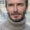 David Beckham au défilé de mode "Louis Vuitton" homme collection Automne/Hiver 2017-2018 dans les jardins du Palais Royal à Paris le 19 janvier 2017.