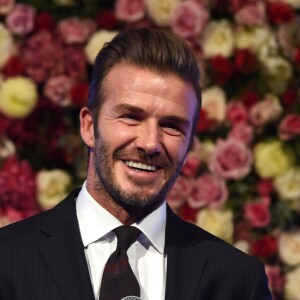 David Beckham lors d'une nouvelle édition du Global Gift Gala à l'hôtel Corinthia à Londres, Royaume Uni, le 19 novembre 2016.