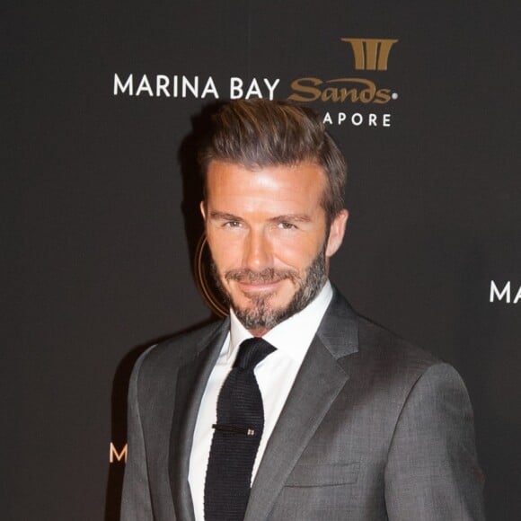 David Beckham pendant une soirée promotionnelle hôtel Marina Bay Sands Singapore à Tokyo, Japon, le 29 septembre 2016.