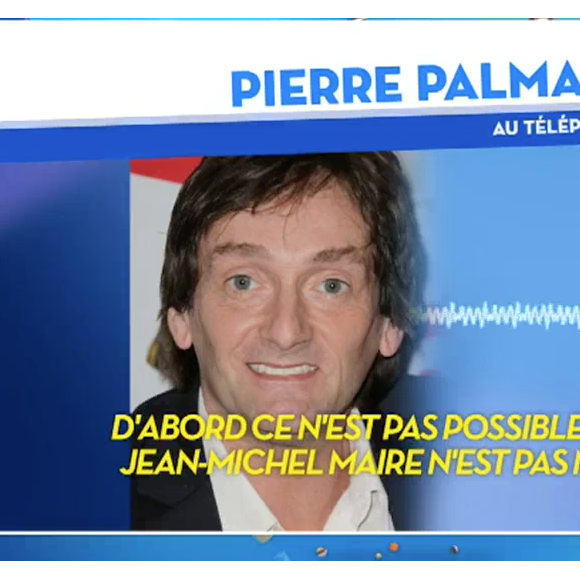 Pierre Palmade a souhaité répondre à Jean-Michel Maire. Le chroniqueur avait déclaré avoir été lourdement dragué par l'humoriste. Emission "Touche pas à mon poste" sur C8, le 31 janvier 2017.